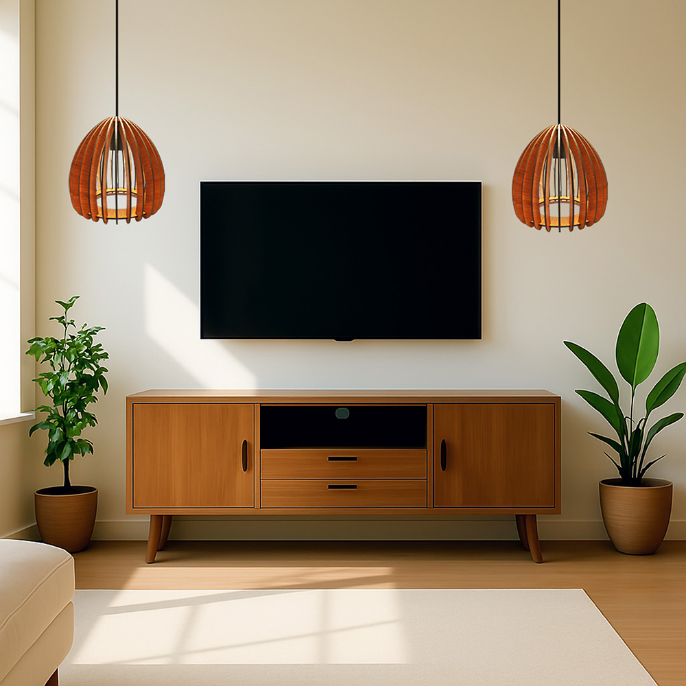 Lumi Wisp – Handcrafted Ceiling Lamp (W) - Image 2