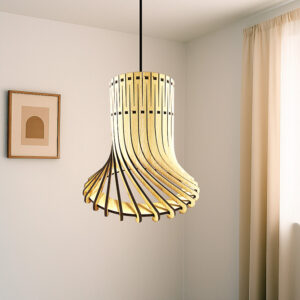 Shine Curl – Handcrafted Ceiling Lamp