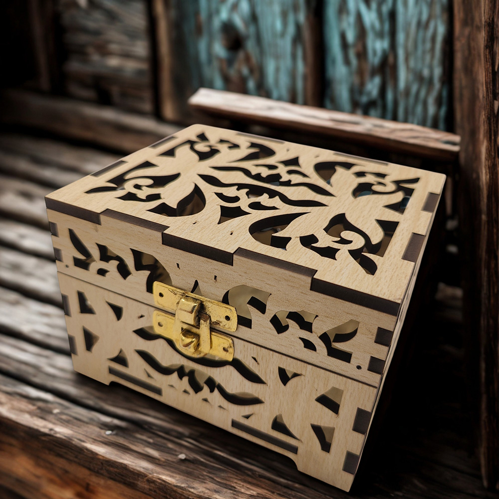 Sleek Keep – Wooden Keepsake Organizer Box - Image 4