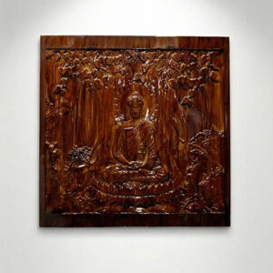 CNC carved MDF wall panel Radha Krishna relief work by Arvi Crafts