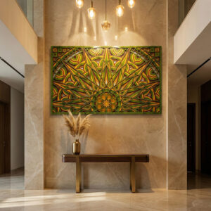 Multilayer 3D wall art made of MDF and wood - Elephant Design by Arvi Crafts